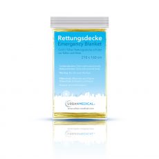 Rettungsdecke freigestellt